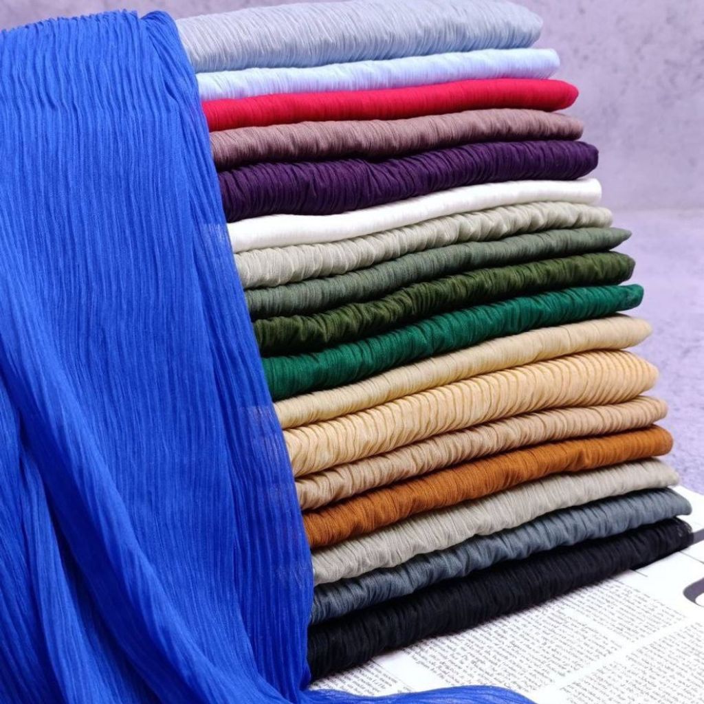 خرید آنلاین شال پلیسه حریر کد 1143