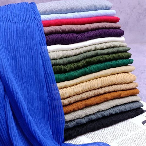 شال پلیسه حریر کد 1143