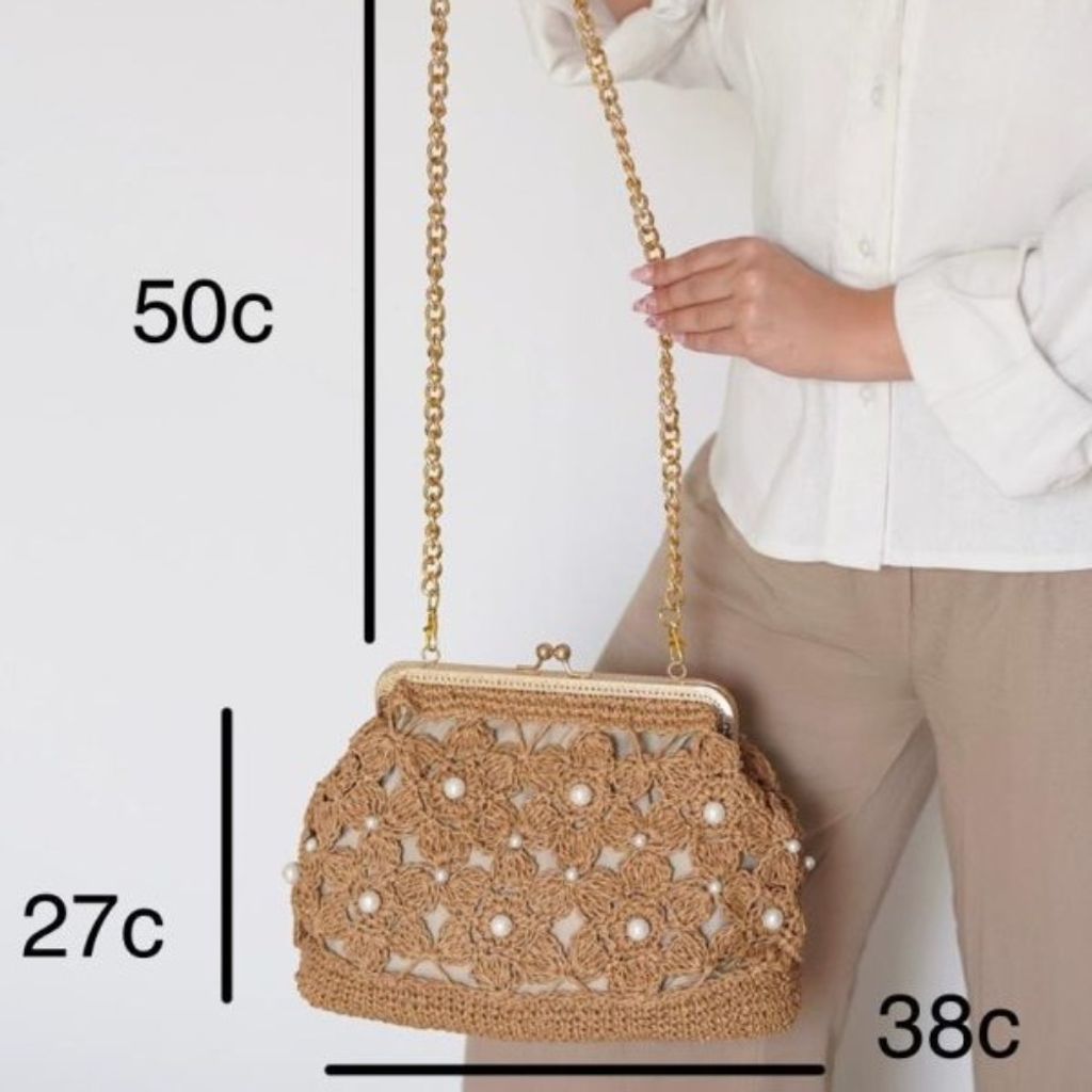 قیمت کیف رافیا دست دوز جامان