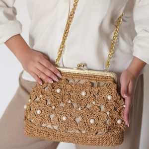 کیف رافیا دست دوز جامان