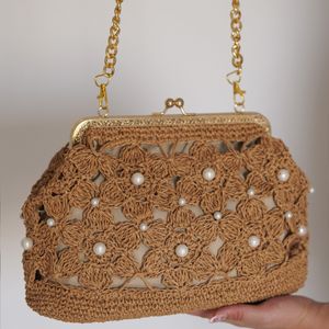 فروش اینترنتی کیف رافیا دست دوز جامان