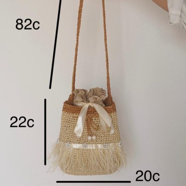 کیف رافیا دست دوز لوپه