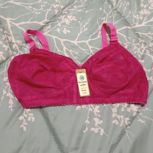 سوتین تور دانتل سرخابی