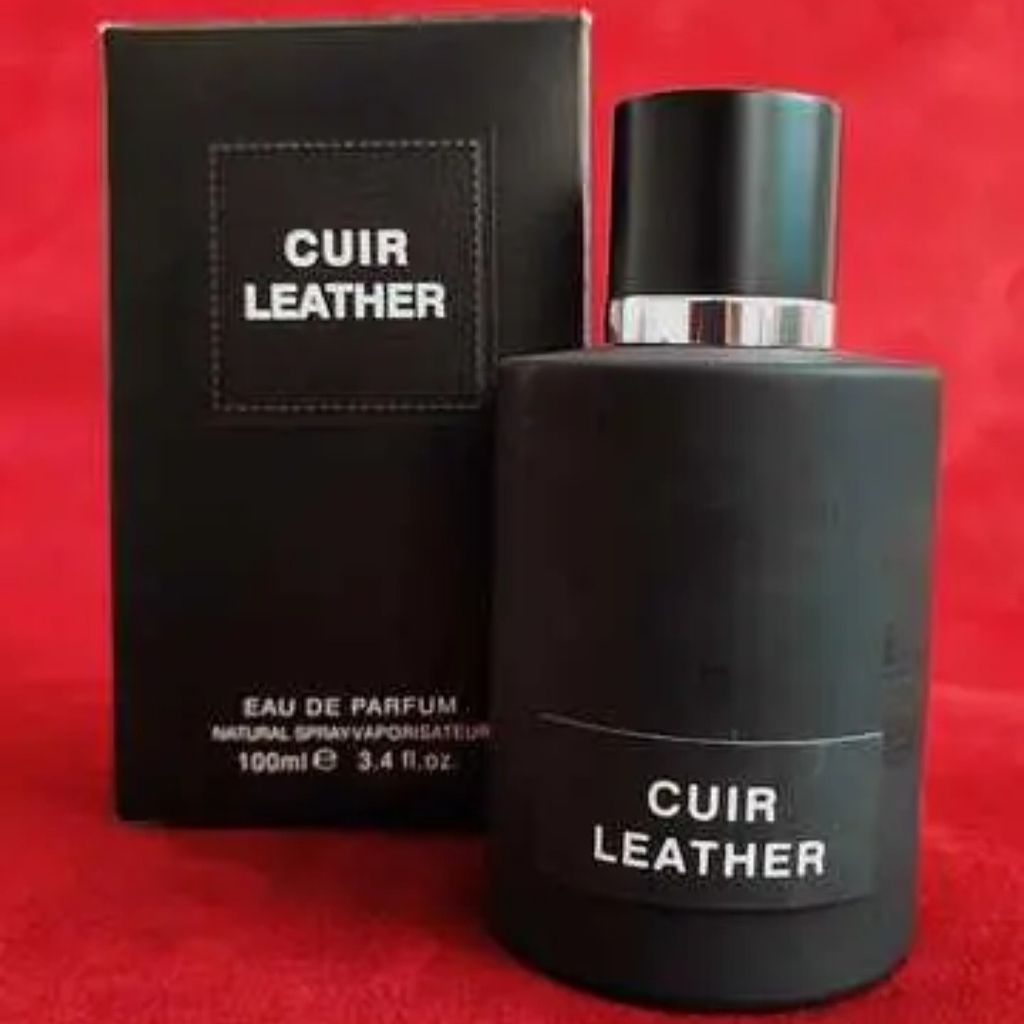 خرید انلاین ادکلن CUIR LEATHER FRAGRANCE آمبر لدر فرگرانس مردانه تلخ و چرمی