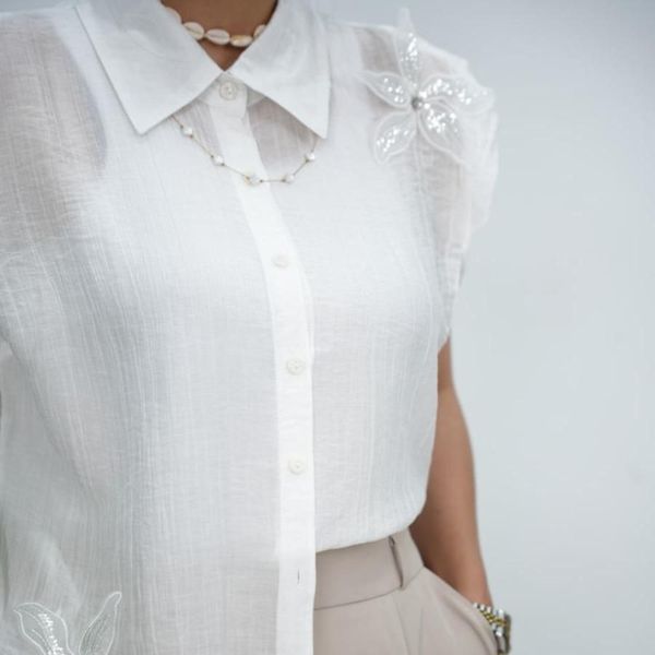 شومیز زنانه طرح دلسام