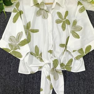 خرید اینترنتی شومیز گره ای نازنین