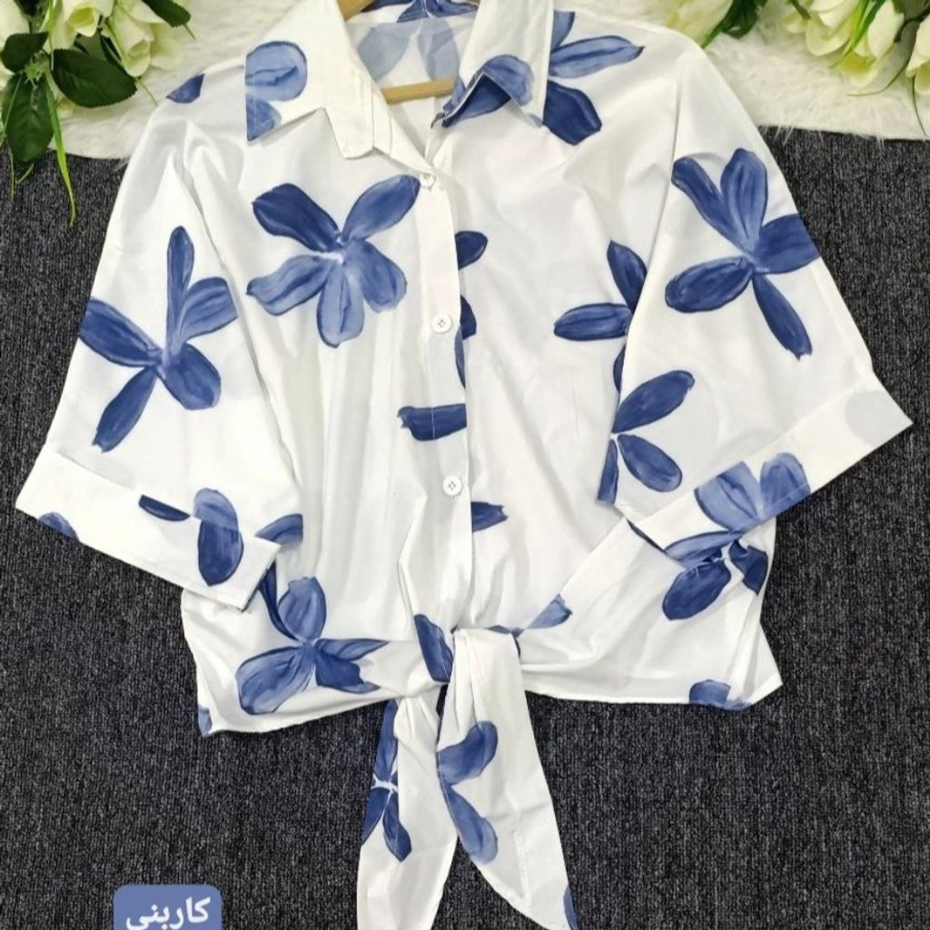 خرید انلاین شومیز گره ای نازنین