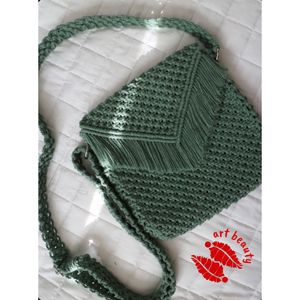 کیف مکرومه بافی زنانه طرح نایس