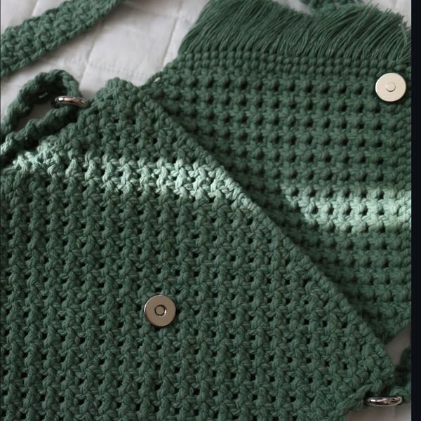 کیف مکرومه بافی زنانه طرح نایس