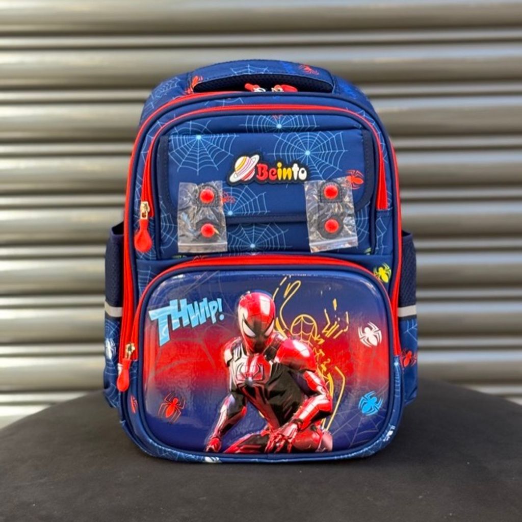 خرید اینترنتی قیمت کوله پشتی بچگانه طرح مرد عنکبوتی برند MBA کد 4060703