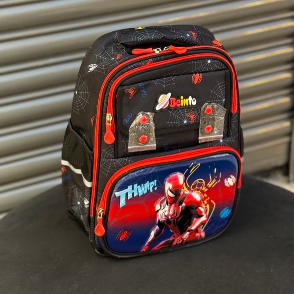 خرید اینترنتی قیمت کوله پشتی بچگانه طرح مرد عنکبوتی برند MBA کد 4060703