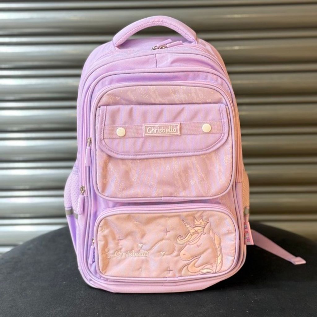 خرید اینترنتی قیمت کوله پشتی اورجینال سه تیکه طرح تکشاخ برند Chrisbella کد 4060802