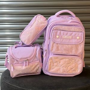 خرید اینترنتی قیمت کوله پشتی اورجینال سه تیکه طرح تکشاخ برند Chrisbella کد 4060802