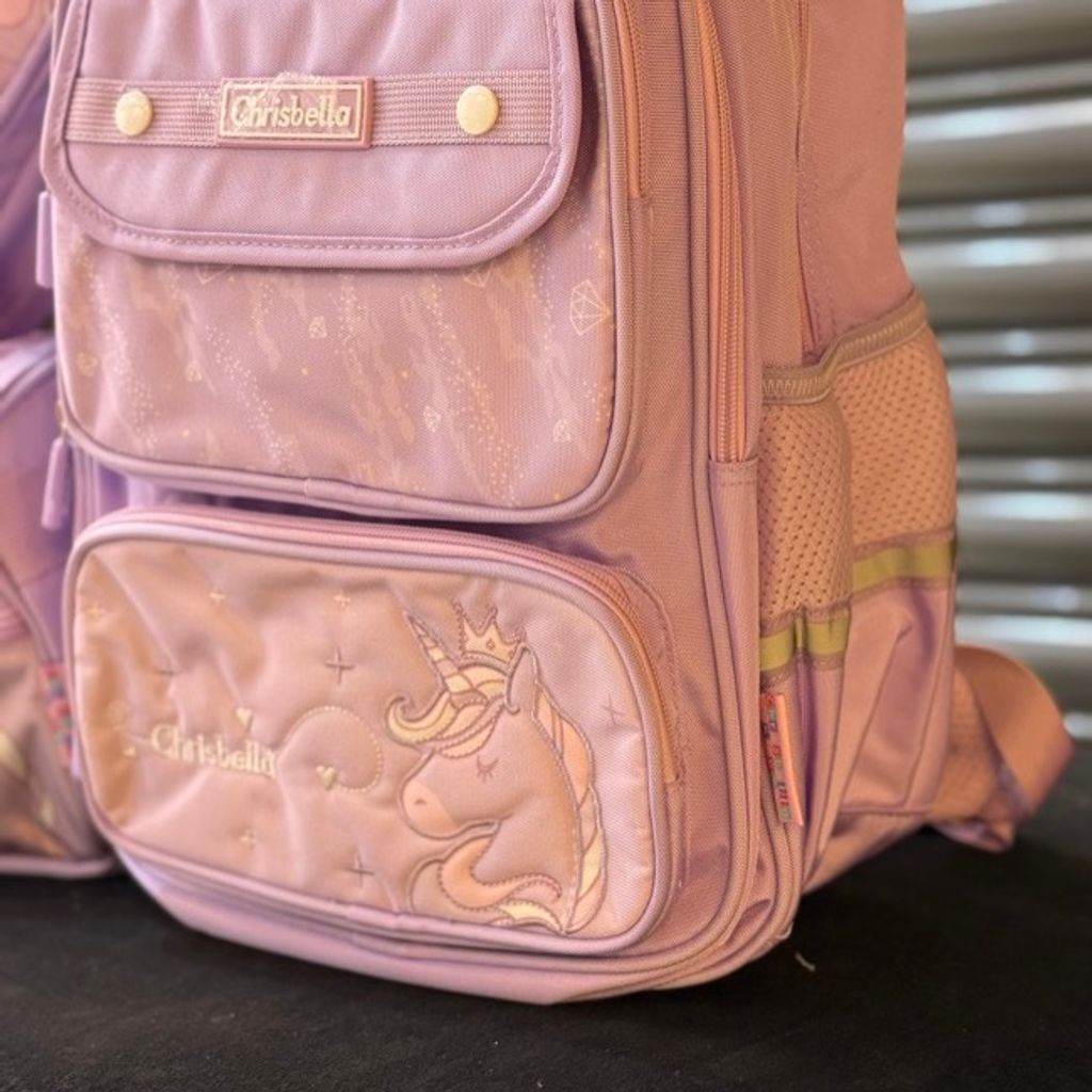 خرید اینترنتی قیمت کوله پشتی اورجینال سه تیکه طرح تکشاخ برند Chrisbella کد 4060802