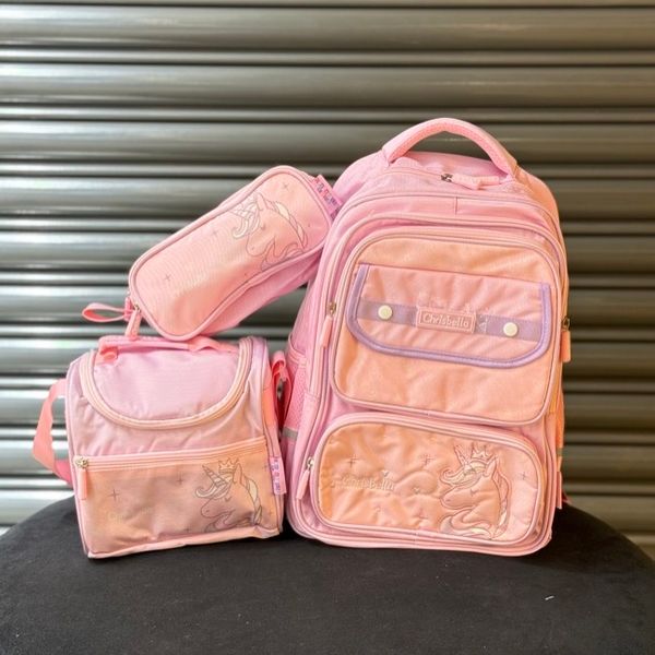 کوله پشتی اورجینال سه تیکه طرح تکشاخ برند Chrisbella کد 4060802