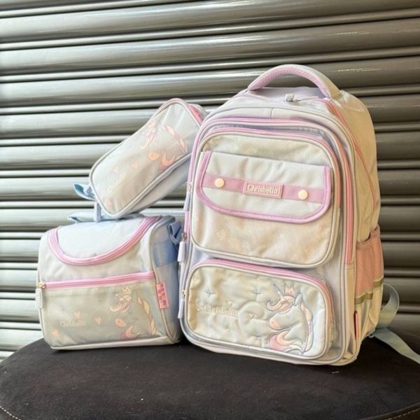 کوله پشتی اورجینال سه تیکه طرح تکشاخ برند Chrisbella کد 4060802