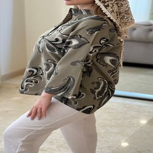 خرید اینترنتی قیمت بلوز دورس دو نخ پنبه لاکرا وارداتی