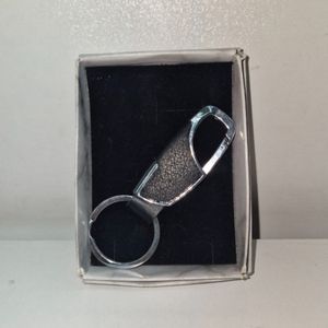 جاکلیدی استیل چرمی