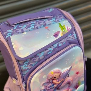 خرید اینترنتی قیمت کوله پشتی بچگانه صندوقی پری و دلفین برند K-Z کد 4060806