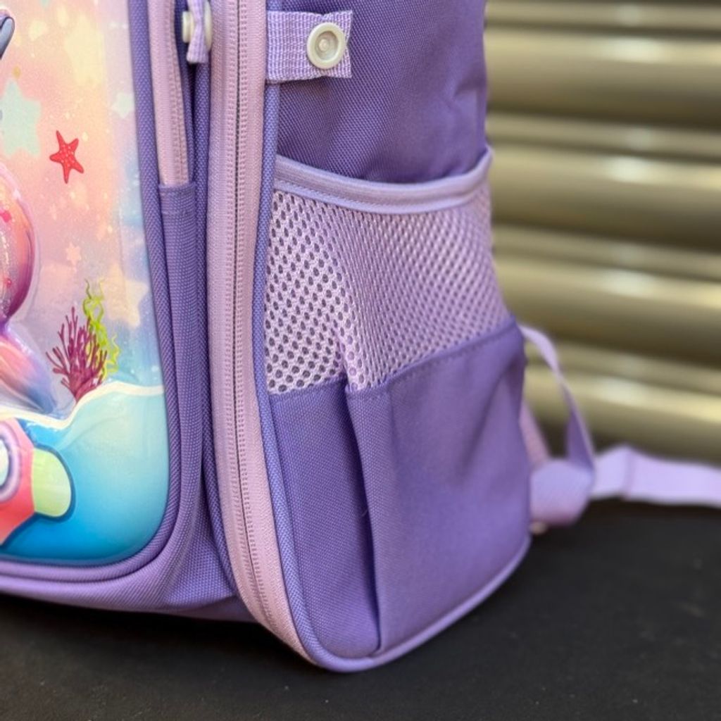 خرید اینترنتی قیمت کوله پشتی بچگانه صندوقی پری و دلفین برند K-Z کد 4060806