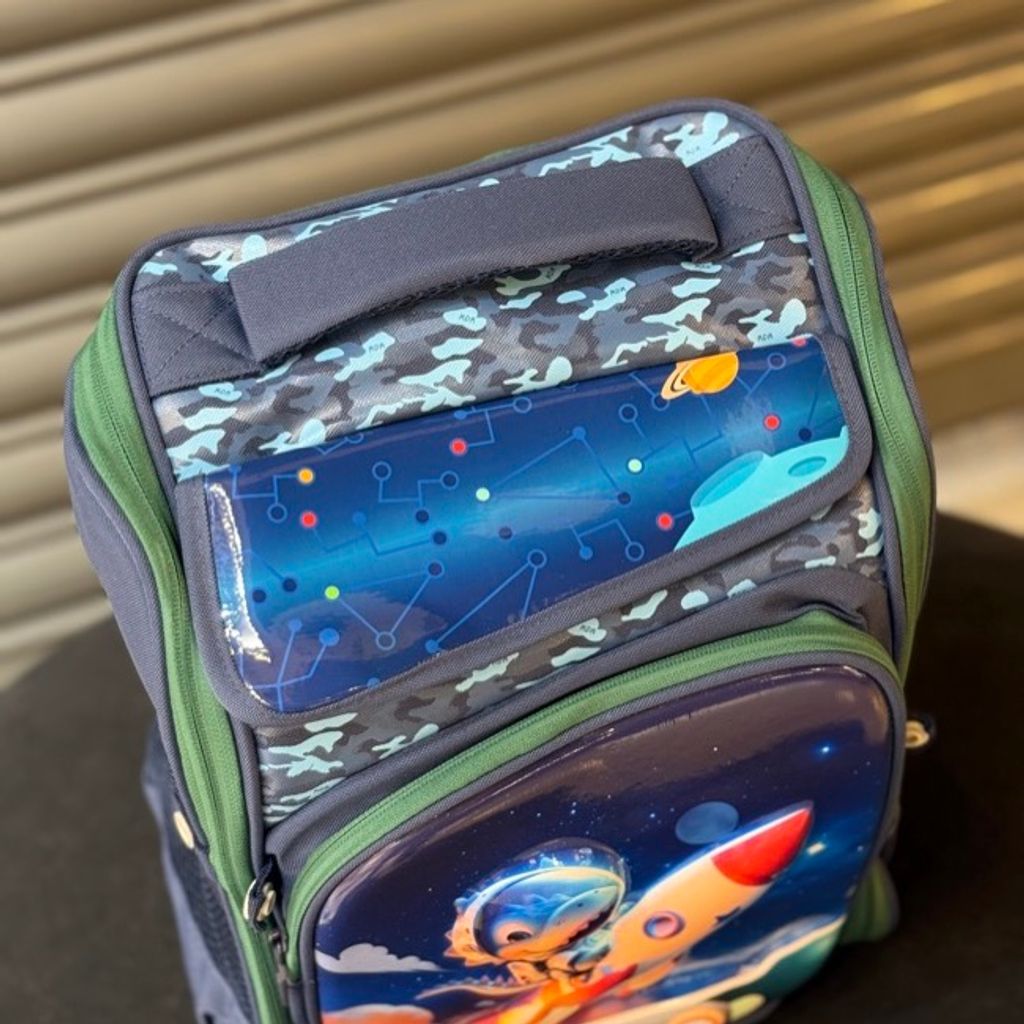 خرید اینترنتی قیمت کوله پشتی بچگانه صندوقی دینو برند K-Z کد 4060807