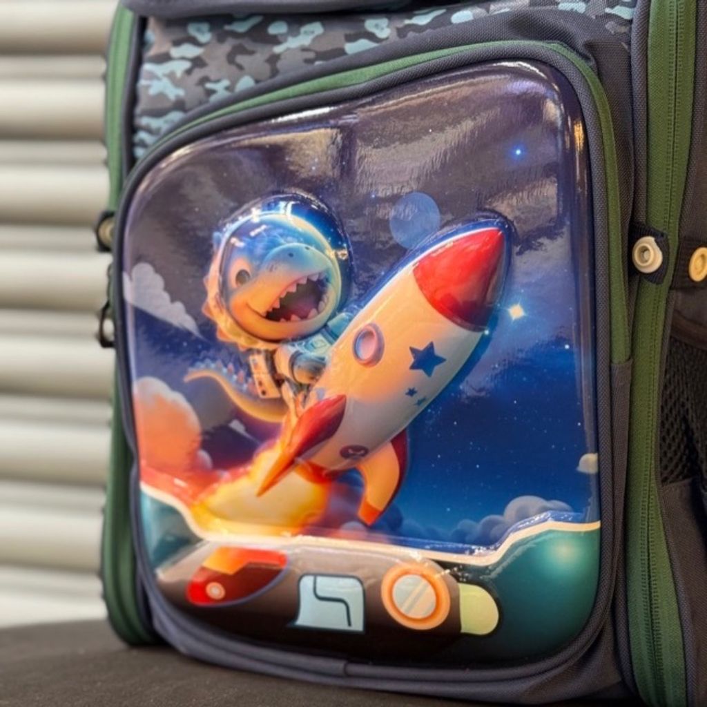 قیمت ارزان کوله پشتی بچگانه صندوقی دینو برند K-Z کد 4060807