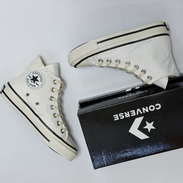 کتونی آلستار کانورس ساق بلند سفید استخوانی All star