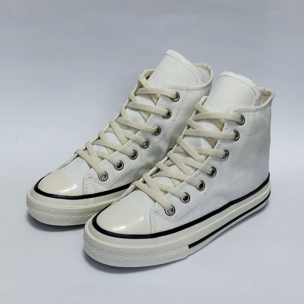 خرید اینترنتی کتونی آلستار کانورس ساق بلند سفید استخوانی All star