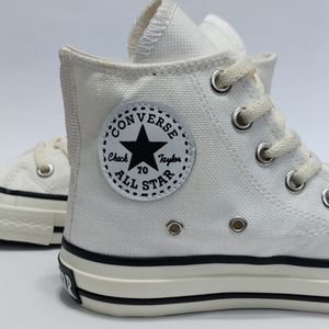 قیمت کتونی آلستار کانورس ساق بلند سفید استخوانی All star