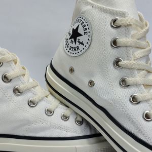 مشخصات کتونی آلستار کانورس ساق بلند سفید استخوانی All star