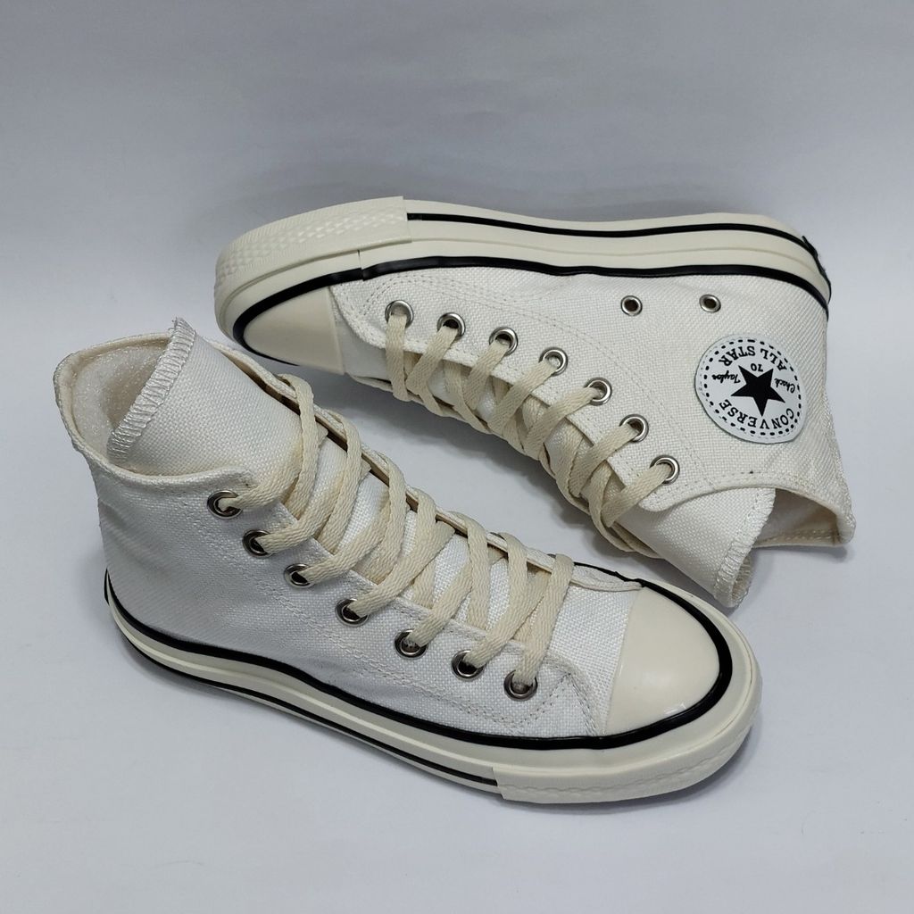 قیمت کتونی آلستار کانورس ساق بلند سفید استخوانی All star