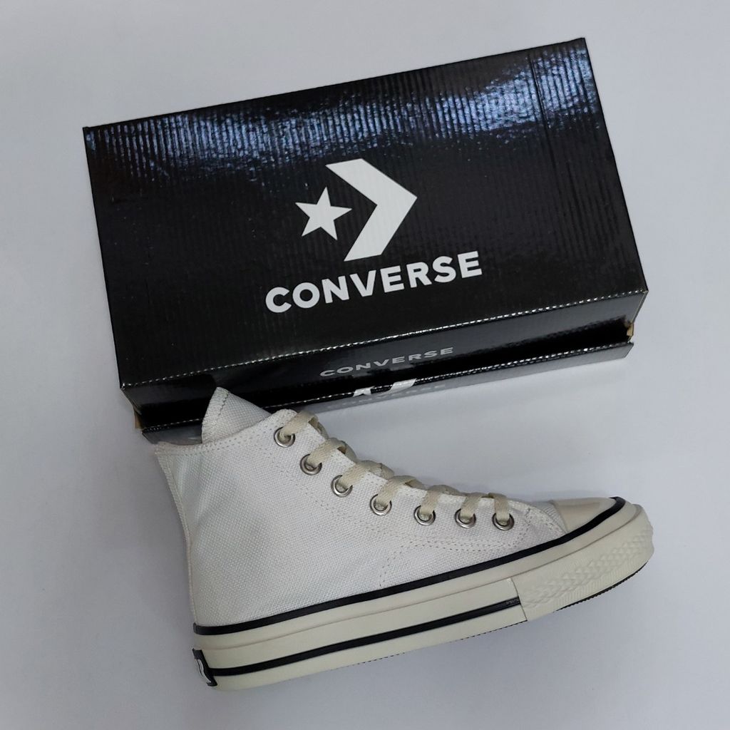 خرید انلاین کتونی آلستار کانورس ساق بلند سفید استخوانی All star