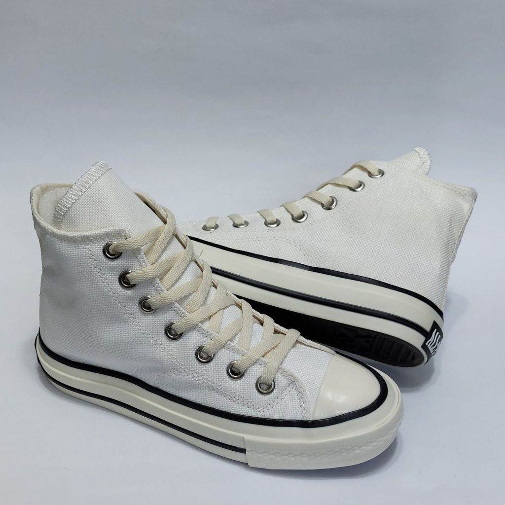 خرید آنلاین کتونی آلستار کانورس ساق بلند سفید استخوانی All star