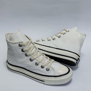 خرید آنلاین کتونی آلستار کانورس ساق بلند سفید استخوانی All star