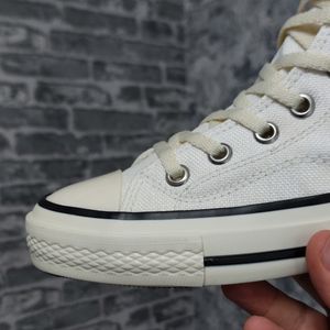 خرید اینترنتی کتونی آلستار کانورس ساق بلند سفید استخوانی All star