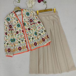 خرید اینترنتی ست کت و دامن خرم نورا