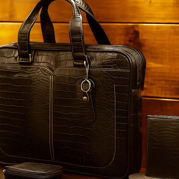 کیف اداری چرم طبیعی گاوی