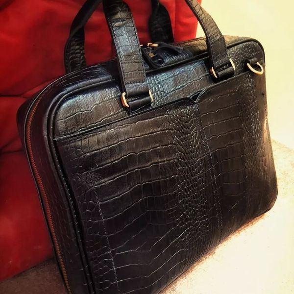 کیف اداری چرم طبیعی گاوی