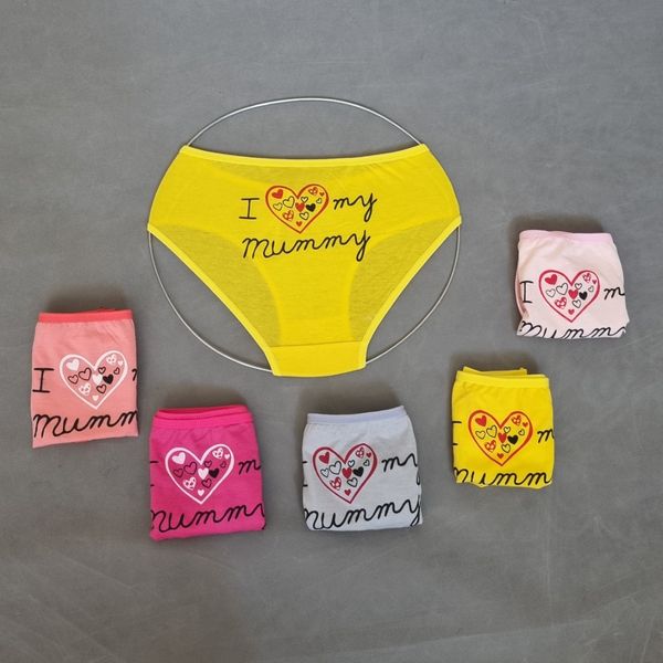 شورت نخی زنانه سایز دوایکس لارج پشت چاپی طرح عاشقانه بسته 6 عددی