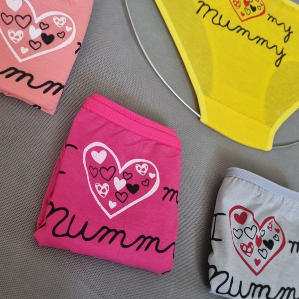 شورت نخی زنانه سایز دوایکس لارج پشت چاپی طرح عاشقانه بسته 6 عددی