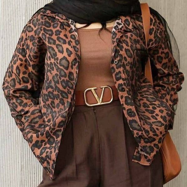 شومیز مزونی پلنگی