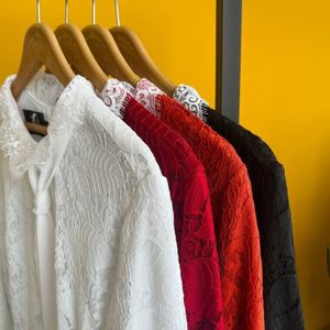 فروش اینترنتی بلوز گیپور پاییزه وارداتی