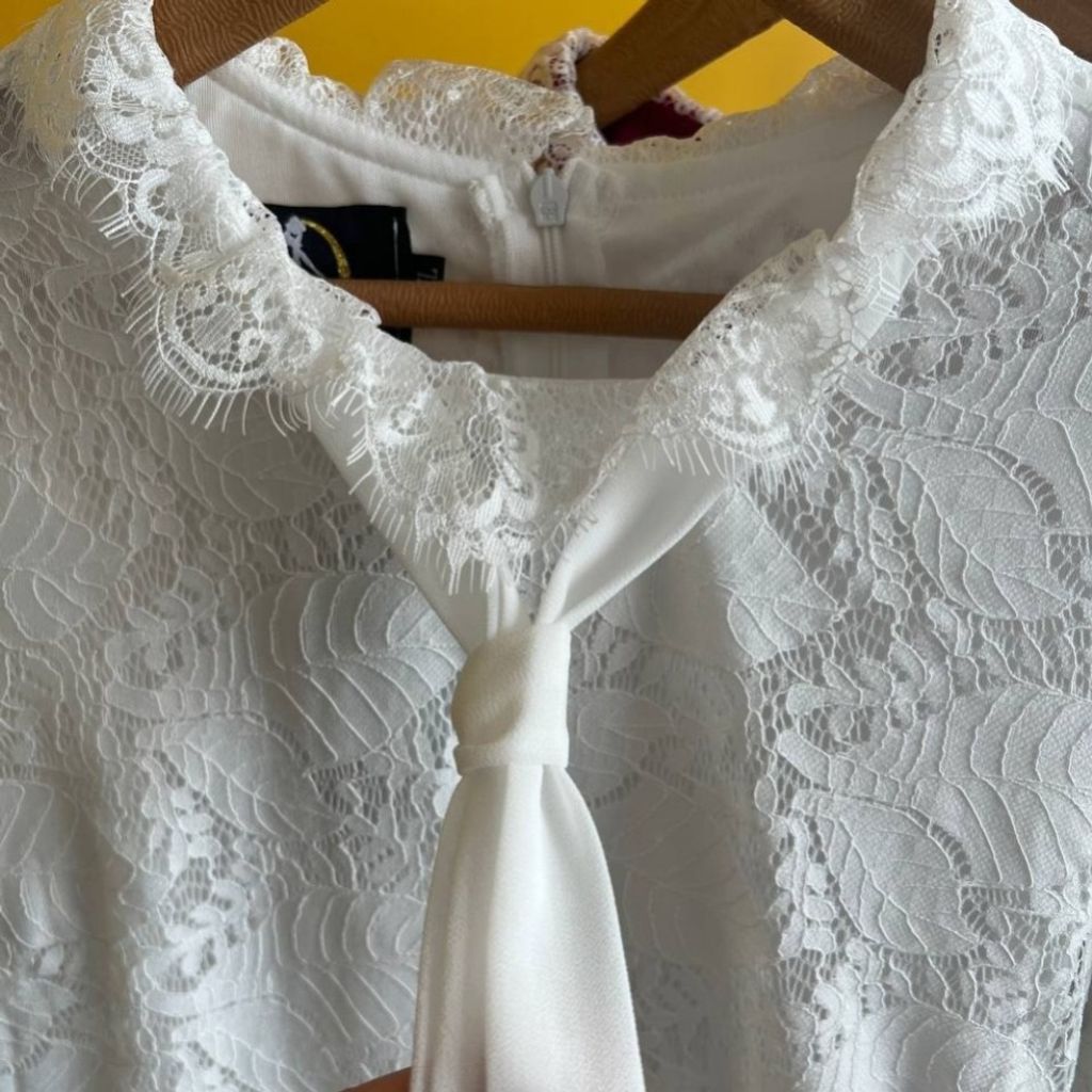 خرید انلاین بلوز گیپور پاییزه وارداتی