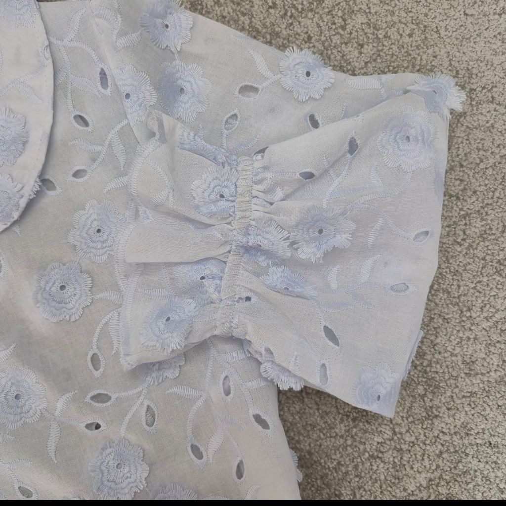 خرید اینترنتی شومیز زنانه خامه دوزی آسمان