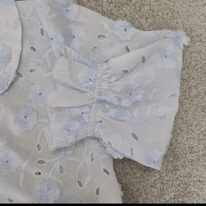 خرید اینترنتی شومیز زنانه خامه دوزی آسمان