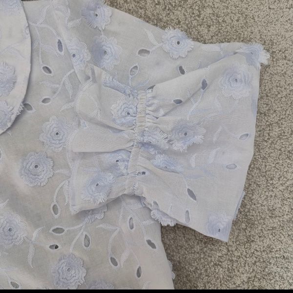 شومیز زنانه خامه دوزی آسمان