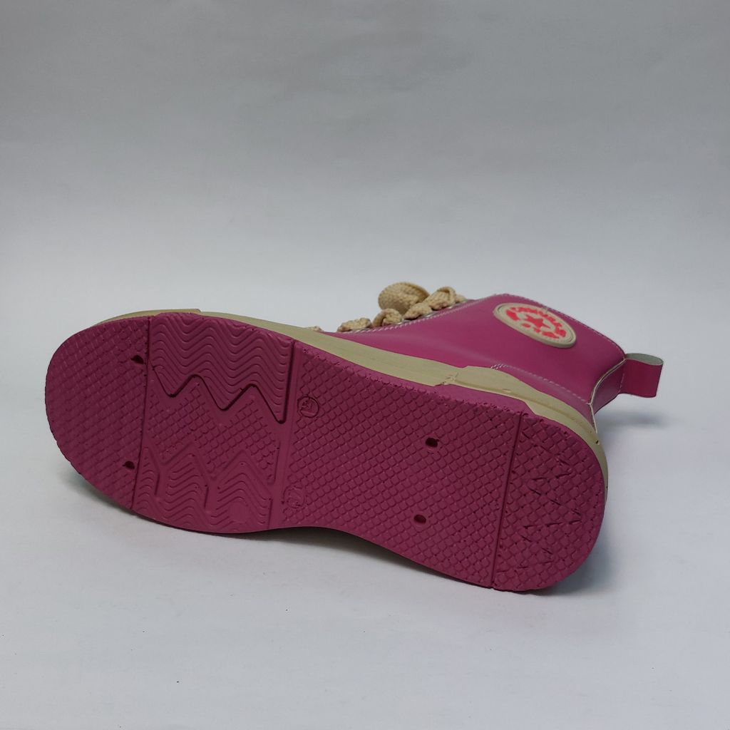 مشخصات آلستار ساق بلند صورتی چرمی All star