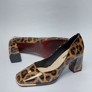 قیمت کفش مجلسی زنانه پاشنه بلند پلنگی