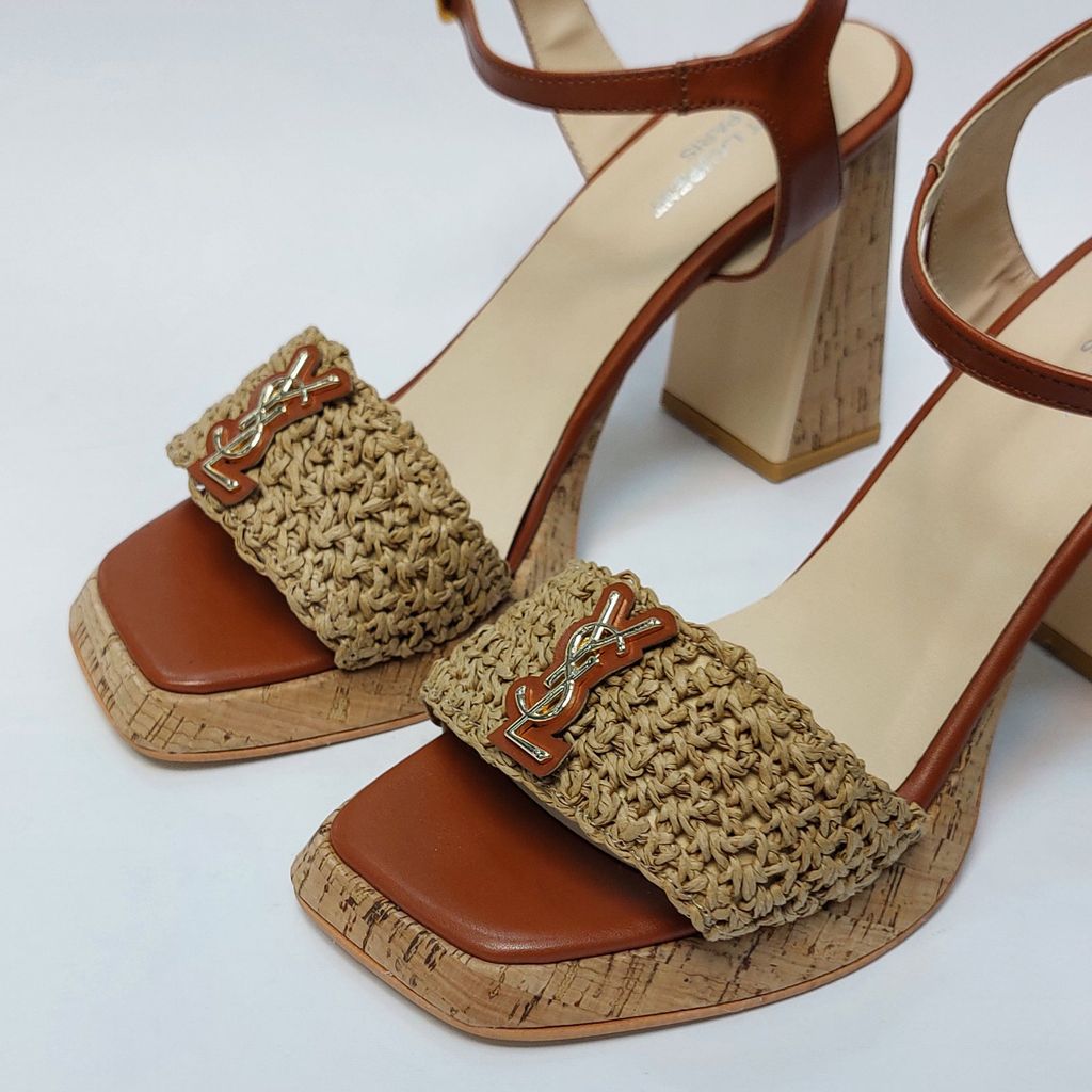 مشخصات کفش مجلسی زنانه پاشنه بلند کنفی طرح YSL