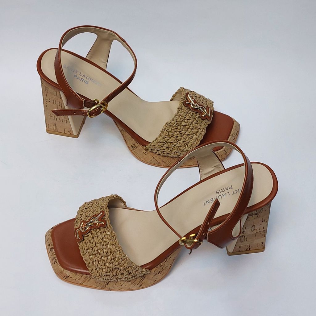 قیمت کفش مجلسی زنانه پاشنه بلند کنفی طرح YSL